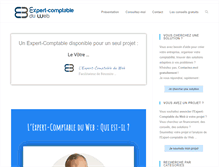 Tablet Screenshot of expert-comptable-du-web.fr